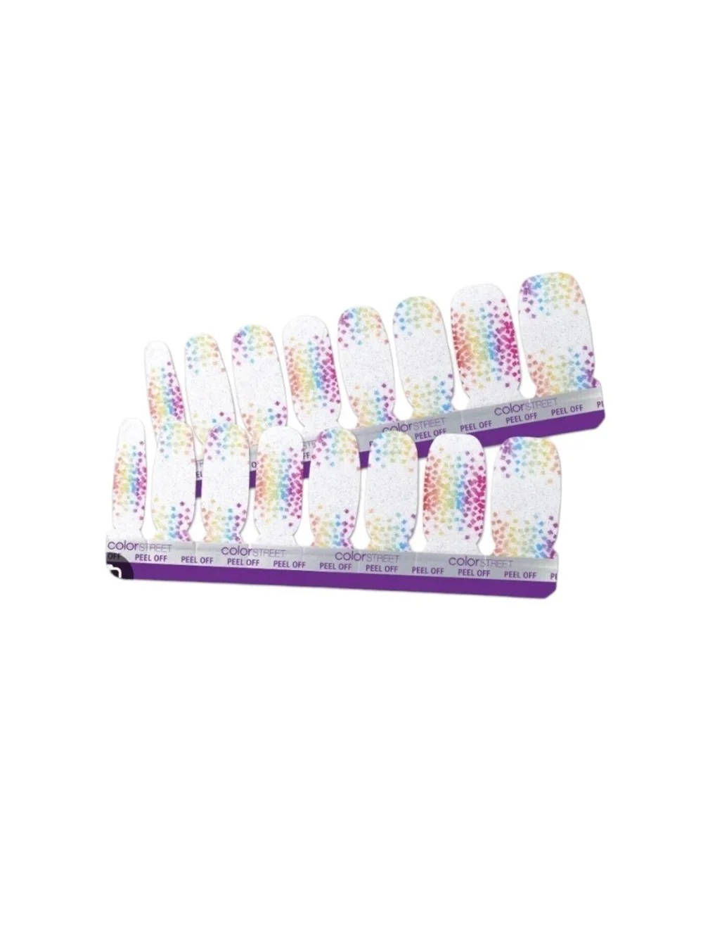 Color Street white glitter